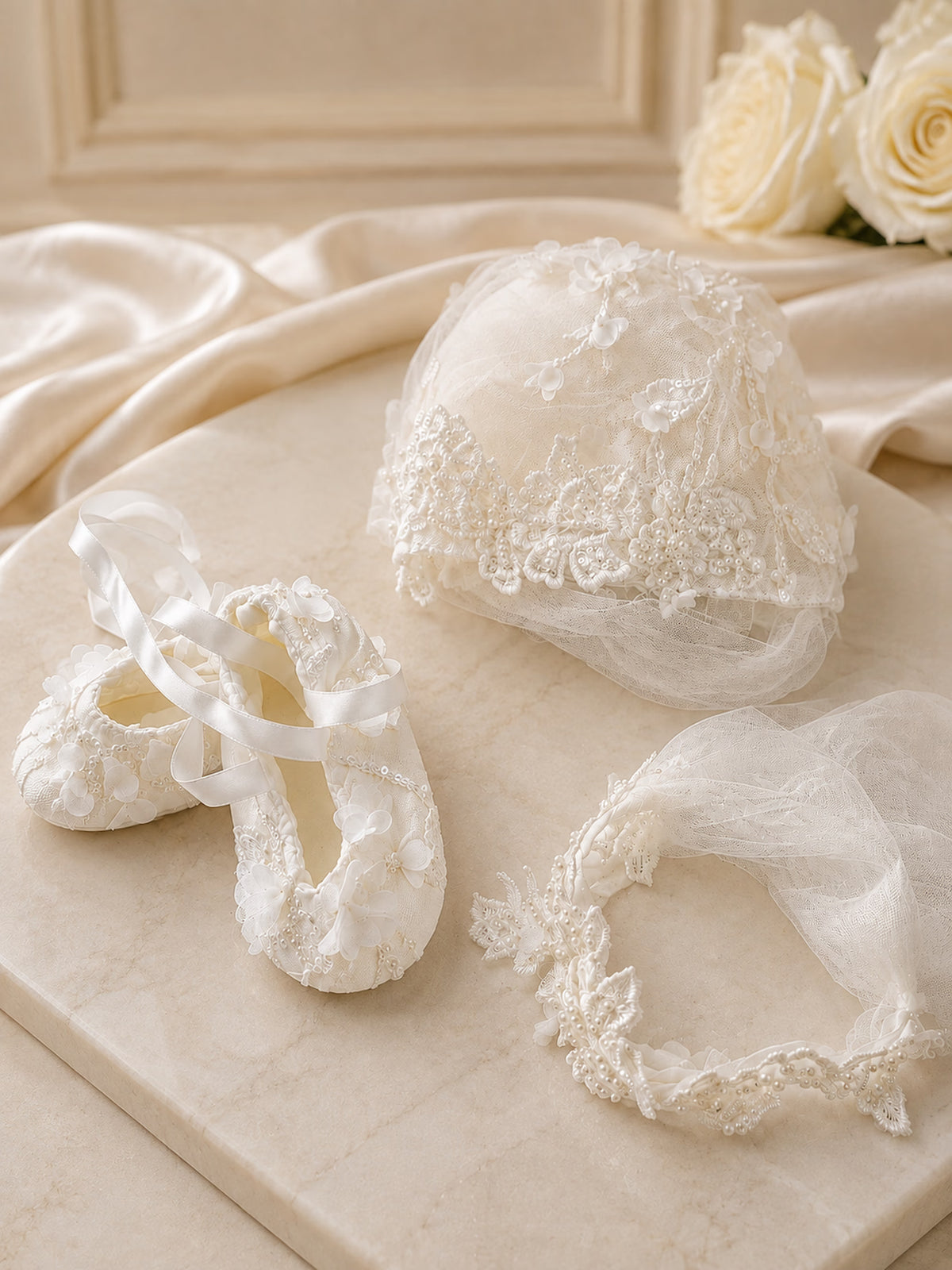 Belle Christening Gown Set