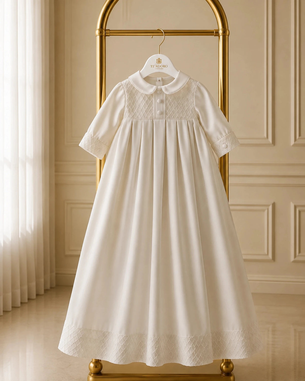 Alma Christening Gown Set - TE’ADORO COUTURE