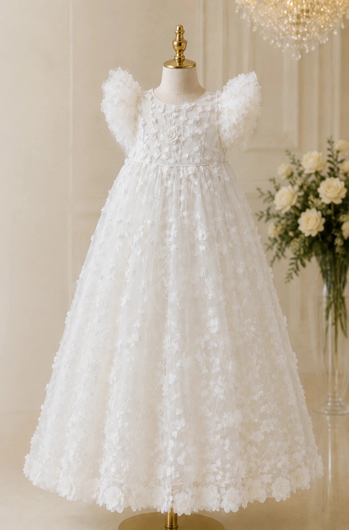 Belle Christening Gown Set - TE’ADORO COUTURE