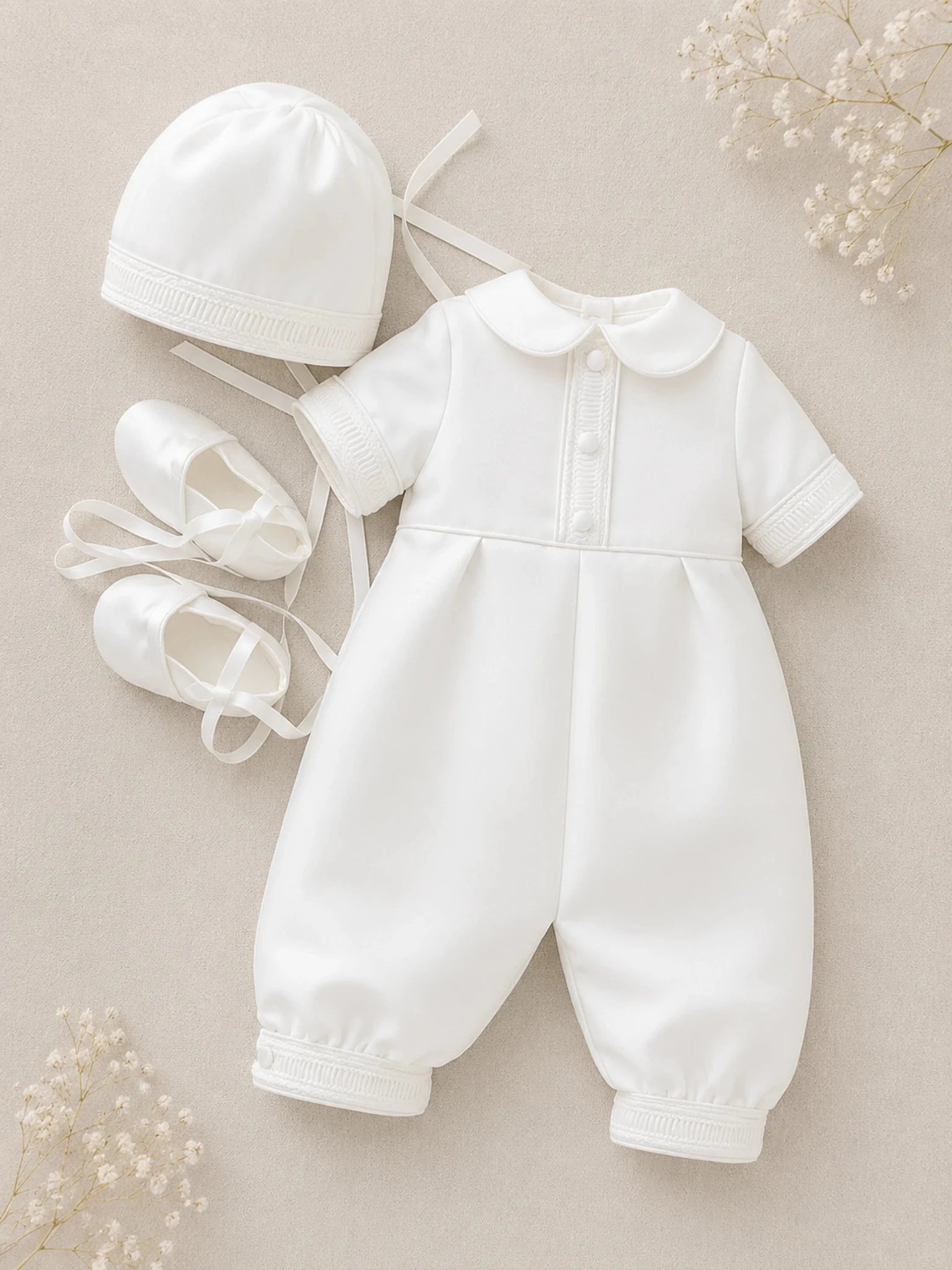 Damon Christening Set - TE'ADORO COUTURE