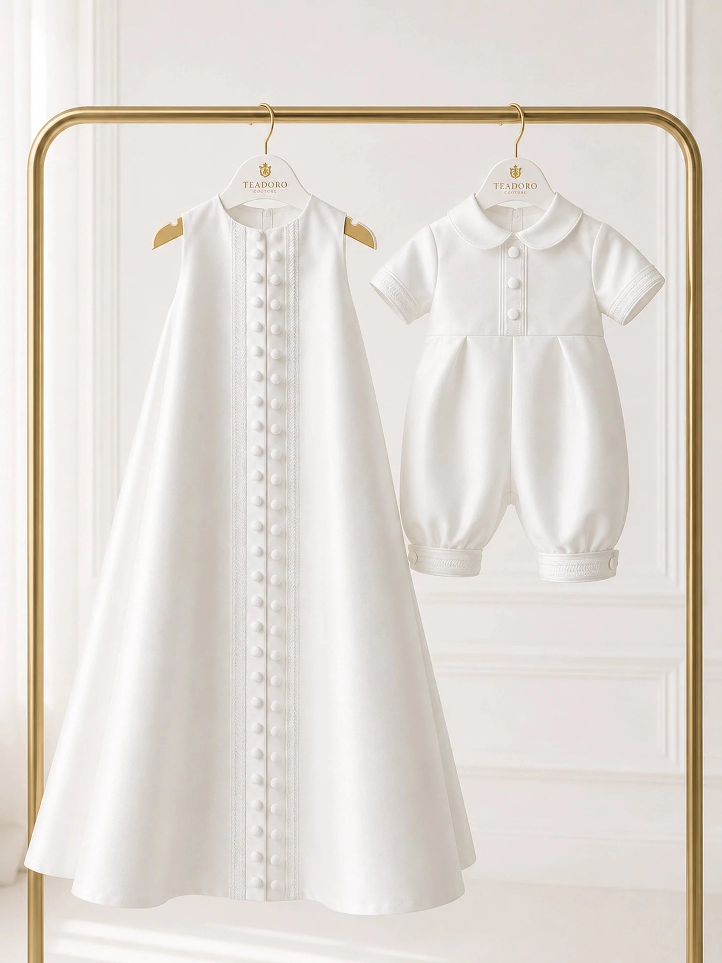 Damon Christening Set - TE'ADORO COUTURE