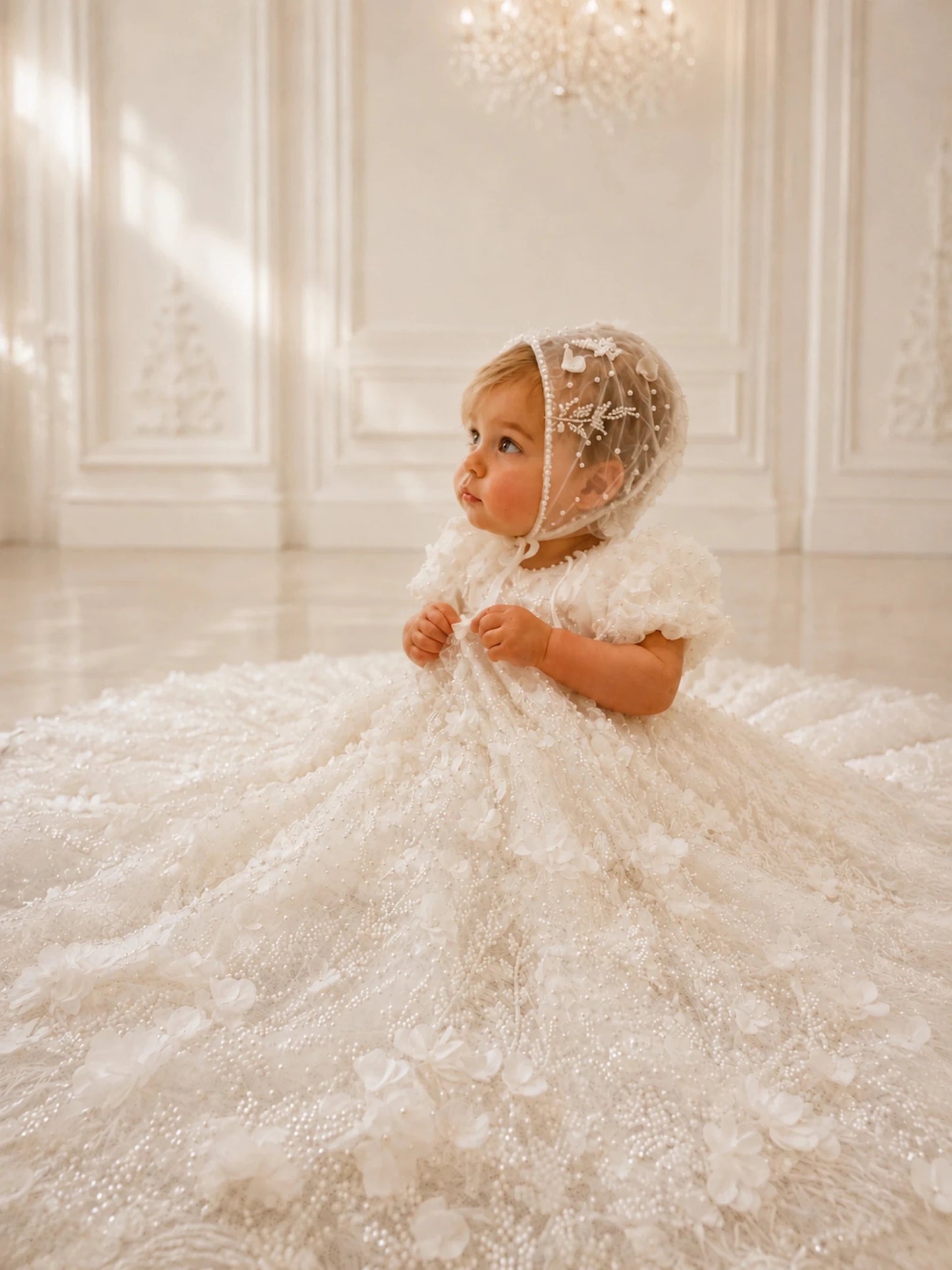 Selene Christening Gown Set - TE’ADORO COUTURE