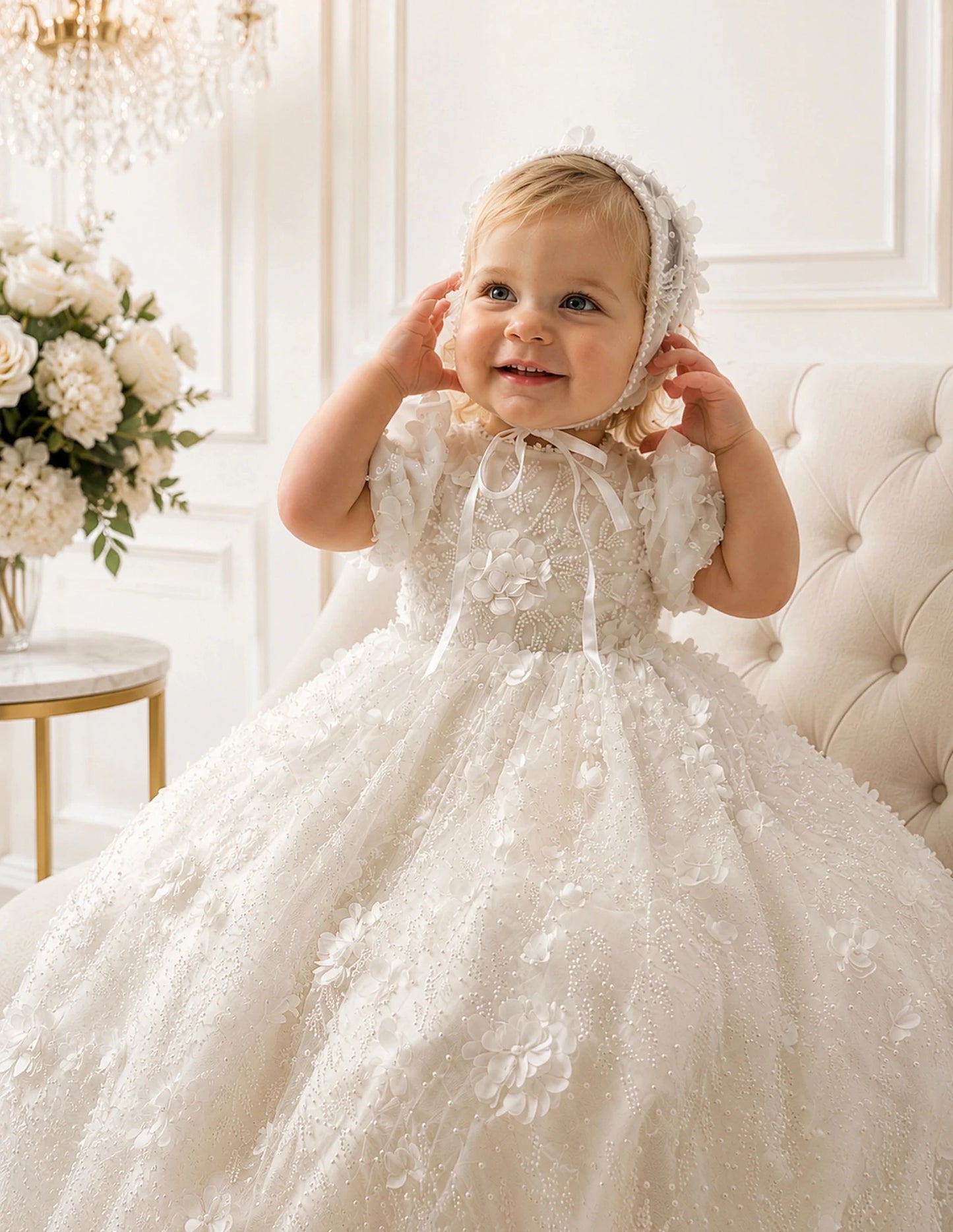 Selene Christening Gown Set - TE’ADORO COUTURE