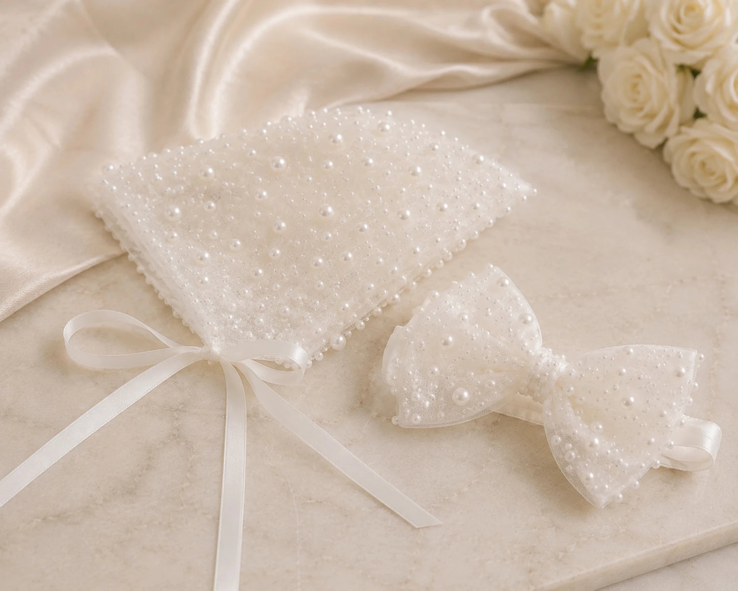 Seraphina Pearl Gown Set - TE'ADORO COUTURE