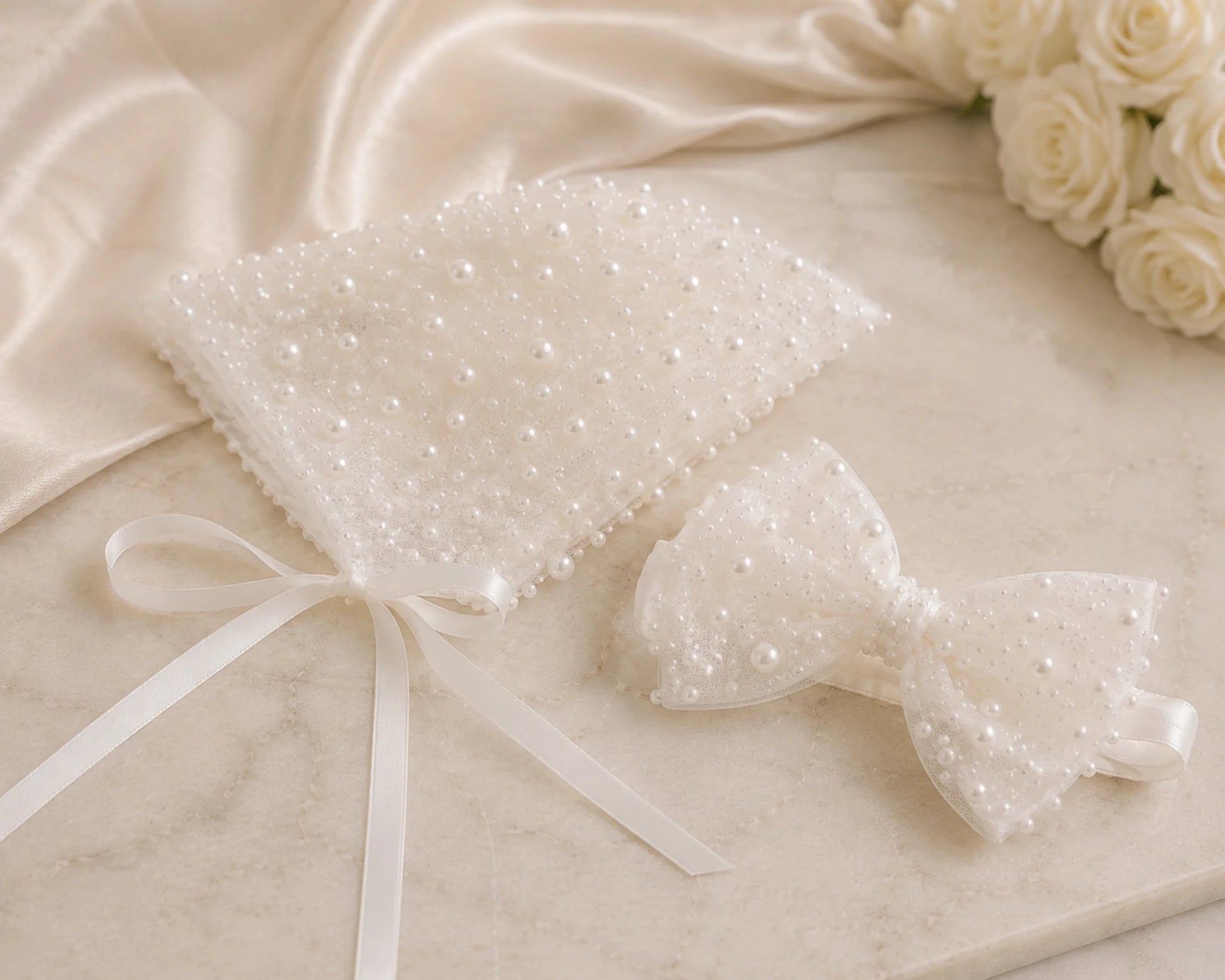 Seraphina Pearl Gown Set - TE'ADORO COUTURE
