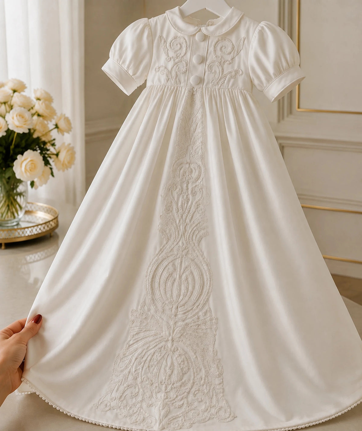 Valencia Christening Gown Set - TE’ADORO COUTURE